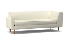 Monroe Left Arm Corner Sofa :: Leg Finish: Pecan / Configuration: LAF - Chaise on the Left