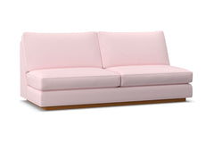 Harper Armless Sofa :: Leg Finish: Pecan