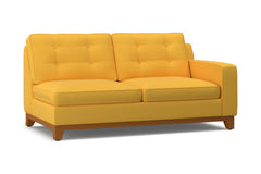 Brentwood Right Arm Apartment Size Sofa :: Leg Finish: Pecan / Configuration: RAF - Chaise on the Right