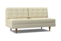 Logan Armless Sofa :: Leg Finish: Pecan