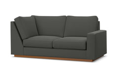 Harper Right Arm Corner Loveseat :: Leg Finish: Pecan / Configuration: RAF - Chaise on the Right