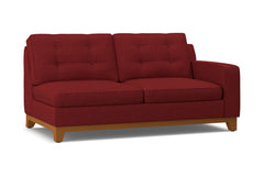 Brentwood Right Arm Apartment Size Sofa :: Leg Finish: Pecan / Configuration: RAF - Chaise on the Right