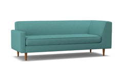 Monroe Left Arm Corner Sofa :: Leg Finish: Pecan / Configuration: LAF - Chaise on the Left