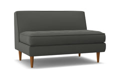 Monroe Armless Loveseat :: Leg Finish: Pecan