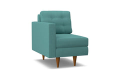 Logan Left Arm Chair :: Leg Finish: Pecan / Configuration: LAF - Chaise on the Left