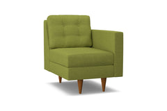 Logan Right Arm Chair :: Leg Finish: Pecan / Configuration: RAF - Chaise on the Right