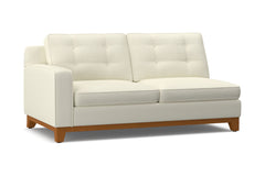 Brentwood Left Arm Apartment Size Sofa :: Leg Finish: Pecan / Configuration: LAF - Chaise on the Left