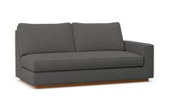 Harper Right Arm Apt Size Sofa w/ Benchseat :: Leg Finish: Pecan / Configuration: RAF - Chaise on the Right