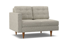 Logan Left Arm Loveseat :: Leg Finish: Pecan / Configuration: LAF - Chaise on the Left