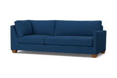 Tuxedo Right Arm Corner Sofa :: Leg Finish: Pecan / Configuration: RAF - Chaise on the Right