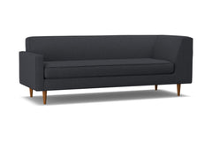 Monroe Left Arm Corner Sofa :: Leg Finish: Pecan / Configuration: LAF - Chaise on the Left