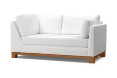 Avalon Right Arm Corner Apt Size Sofa :: Leg Finish: Pecan / Configuration: RAF - Chaise on the Right