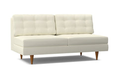 Logan Armless Sofa :: Leg Finish: Pecan