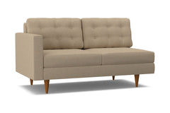 Logan Left Arm Apartment Size Sofa :: Leg Finish: Pecan / Configuration: LAF - Chaise on the Left