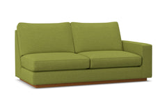 Harper Right Arm Apartment Size Sofa :: Leg Finish: Pecan / Configuration: RAF - Chaise on the Right