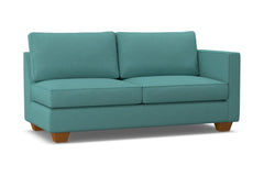 Catalina Right Arm Apartment Size Sofa :: Leg Finish: Pecan / Configuration: RAF - Chaise on the Right