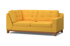 Brentwood Right Arm Corner Apt Size Sofa :: Leg Finish: Pecan / Configuration: RAF - Chaise on the Right