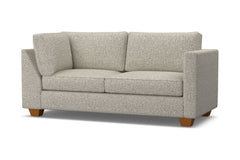 Catalina Right Arm Corner Apt Size Sofa :: Leg Finish: Pecan / Configuration: RAF - Chaise on the Right