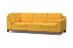 Brentwood Right Arm Corner Sofa :: Leg Finish: Pecan / Configuration: RAF - Chaise on the Right