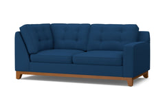 Brentwood Right Arm Corner Apt Size Sofa :: Leg Finish: Pecan / Configuration: RAF - Chaise on the Right