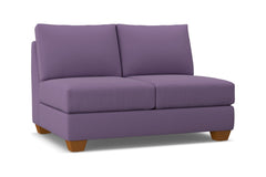 Tuxedo Armless Loveseat :: Leg Finish: Pecan