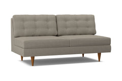 Logan Armless Sofa :: Leg Finish: Pecan