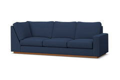 Harper Right Arm Corner Sofa :: Leg Finish: Pecan / Configuration: RAF - Chaise on the Right