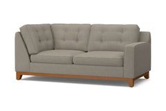 Brentwood Right Arm Corner Apt Size Sofa :: Leg Finish: Pecan / Configuration: RAF - Chaise on the Right