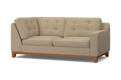 Brentwood Right Arm Corner Apt Size Sofa :: Leg Finish: Pecan / Configuration: RAF - Chaise on the Right