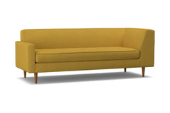 Monroe Left Arm Corner Sofa :: Leg Finish: Pecan / Configuration: LAF - Chaise on the Left