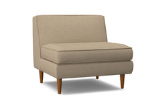 Monroe Armless Chair :: Leg Finish: Pecan