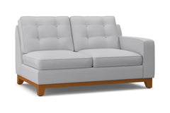 Brentwood Right Arm Loveseat :: Leg Finish: Pecan / Configuration: RAF - Chaise on the Right