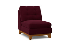 Brentwood Armless Chair :: Leg Finish: Pecan