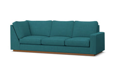 Harper Right Arm Corner Sofa :: Leg Finish: Pecan / Configuration: RAF - Chaise on the Right