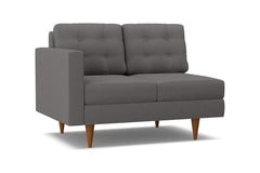 Logan Left Arm Loveseat :: Leg Finish: Pecan / Configuration: LAF - Chaise on the Left