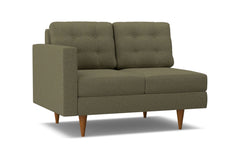 Logan Left Arm Loveseat :: Leg Finish: Pecan / Configuration: LAF - Chaise on the Left