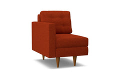 Logan Left Arm Chair :: Leg Finish: Pecan / Configuration: LAF - Chaise on the Left