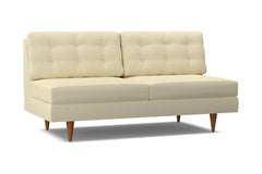 Logan Armless Sofa :: Leg Finish: Pecan