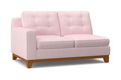 Brentwood Left Arm Loveseat :: Leg Finish: Pecan / Configuration: LAF - Chaise on the Left