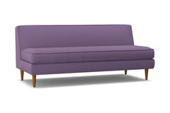 Monroe Armless Sofa :: Leg Finish: Pecan