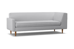 Monroe Left Arm Corner Sofa :: Leg Finish: Pecan / Configuration: LAF - Chaise on the Left