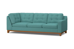 Brentwood Right Arm Corner Sofa :: Leg Finish: Pecan / Configuration: RAF - Chaise on the Right