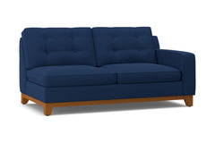 Brentwood Right Arm Apartment Size Sofa :: Leg Finish: Pecan / Configuration: RAF - Chaise on the Right