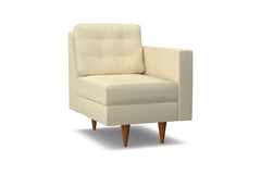 Logan Right Arm Chair :: Leg Finish: Pecan / Configuration: RAF - Chaise on the Right