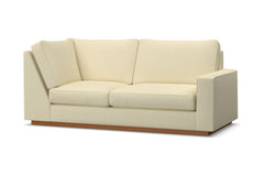 Harper Right Arm Corner Apt Size Sofa :: Leg Finish: Pecan / Configuration: RAF - Chaise on the Right
