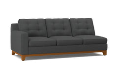 Brentwood Left Arm Sofa :: Leg Finish: Pecan / Configuration: LAF - Chaise on the Left