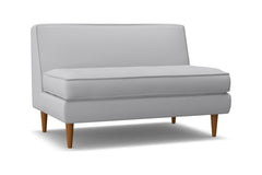 Monroe Armless Loveseat :: Leg Finish: Pecan