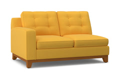 Brentwood Left Arm Loveseat :: Leg Finish: Pecan / Configuration: LAF - Chaise on the Left