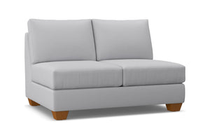 Tuxedo Armless Loveseat :: Leg Finish: Pecan