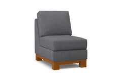 Avalon Armless Chair :: Leg Finish: Pecan